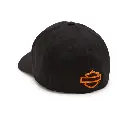 H-D Softail Stretch Fit Baseball Hat - Harley Black
