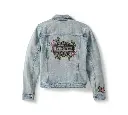 Women's Rose & Thorn Bling Denim Jacket