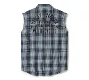 Men's V-Twin Equipped Plaid Blowout - Plaid - Ghost Gray & EnsignBlue