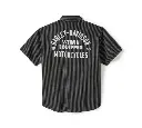 Men's V-Twin Equipped Striped Mechanics Shirt