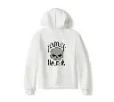 Women's Willie G Skull Full Zip Fleece Hoodie - Cloud Dancer