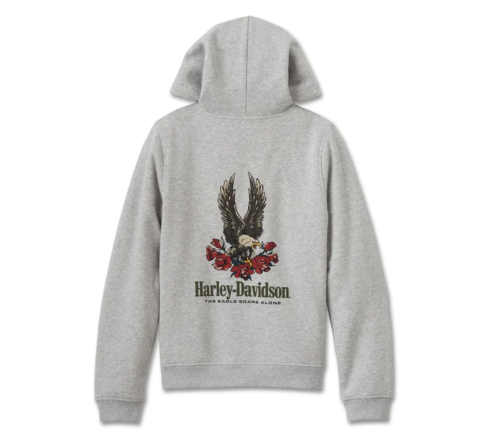 Women's Harley-Davidson Forever Flannel Lined Full Zip Hoodie