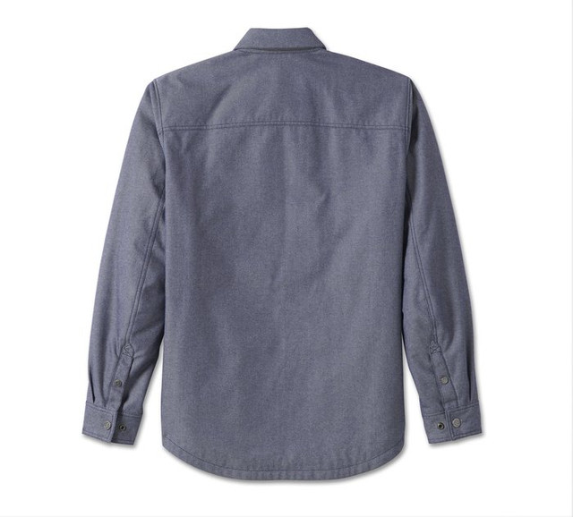 Men's Operative Riding Shirt Jacket - Peacoat