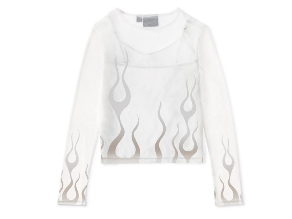 Flames For Days Mesh Top