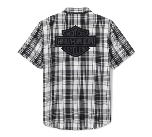 Bar & Shield Plaid Shirt
