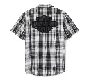 Bar & Shield Plaid Shirt