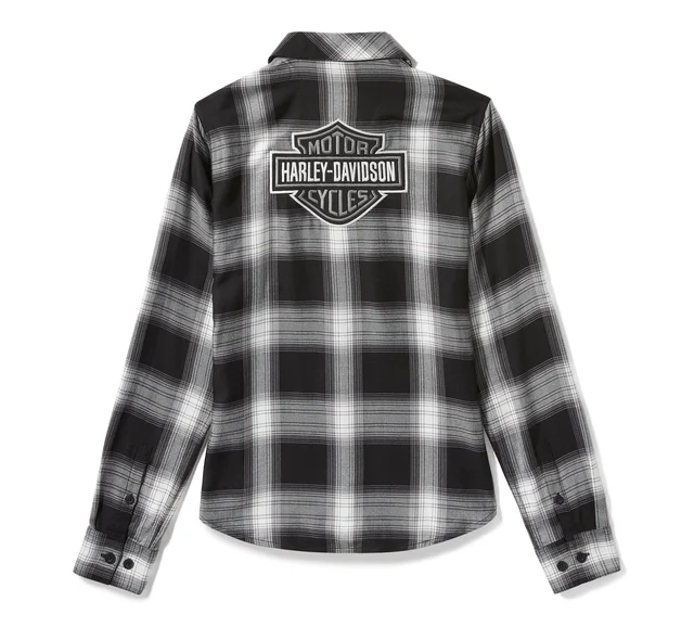 Essential B&S Woven Plaid Long Sleeve