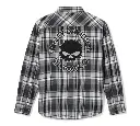 Willie G™ Skull Plaid Long Sleeve Shirt