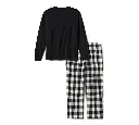 Bar & Shield Buffalo Check Pajama Set