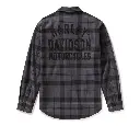 Racer Font Yarn Dyed Plaid Shirt