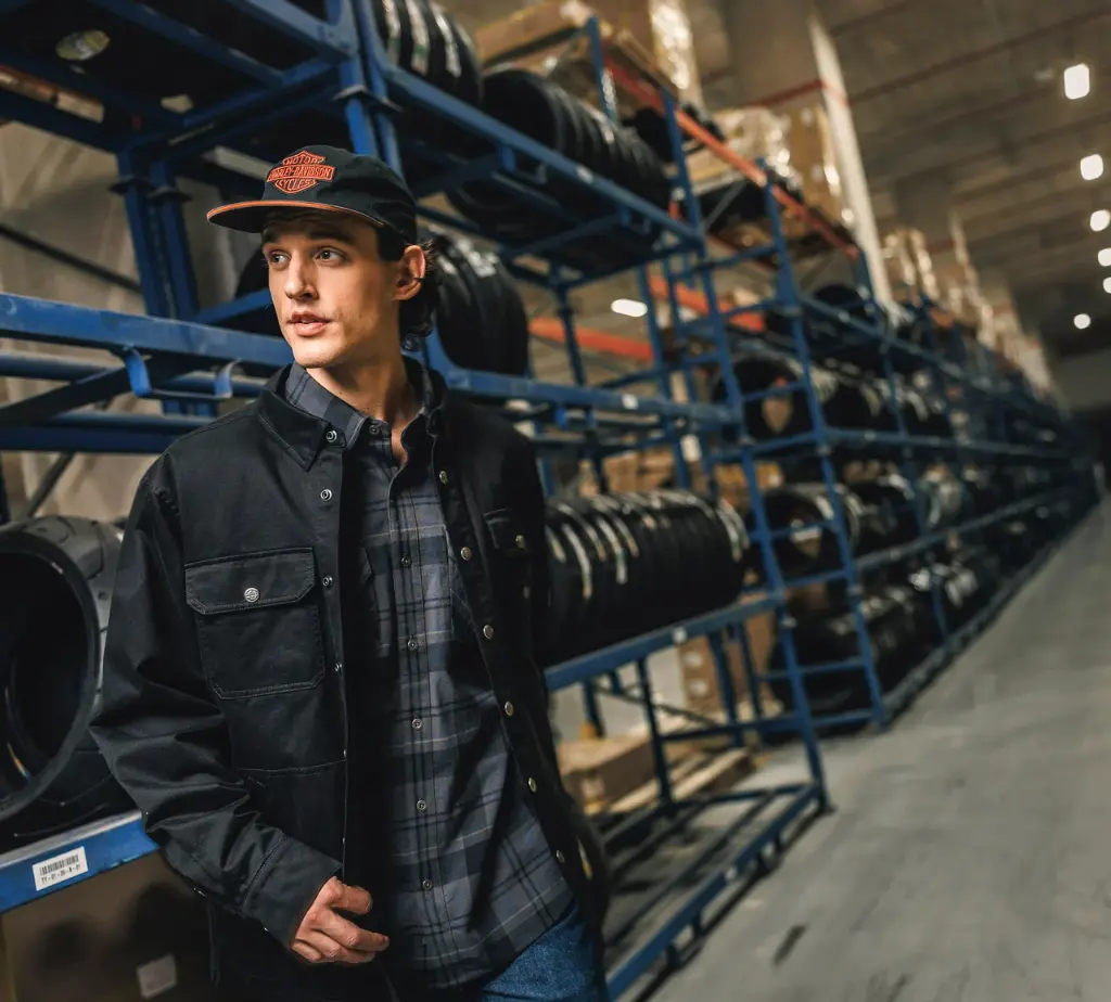 Racer Font Solid Shirt Jacket