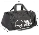 Willie G Logo Duffel with Side Shoe Pocket