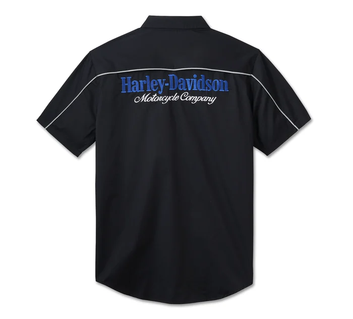 H-D TECH The End Line Short Sleeve Shirt - Harley Black