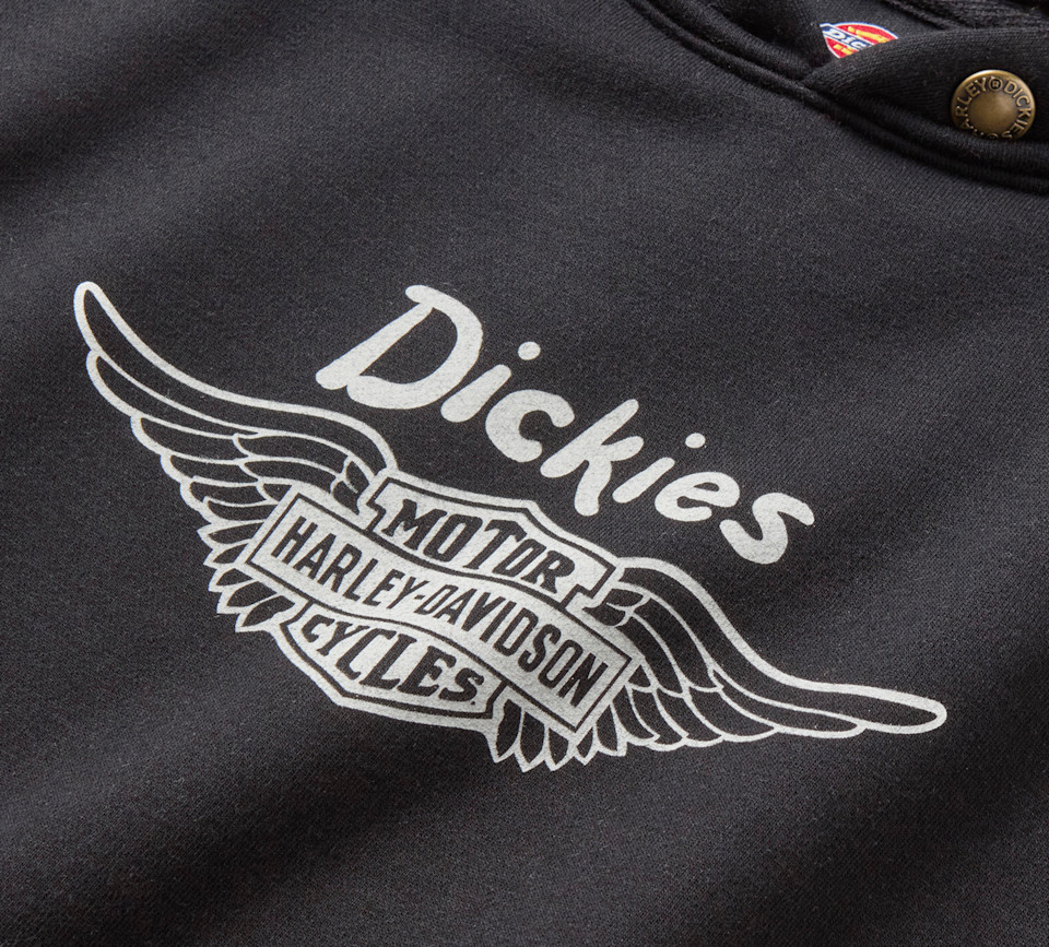 Dickies x H-D® Winged Horseshoe Oversized Pullover Hoodie