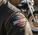 PATCH (3.5) Red, White, and Harley®