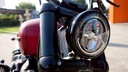 Street Bob Red Denim 2019