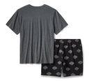Bar & Shield Tonal Pajama Shorts Set