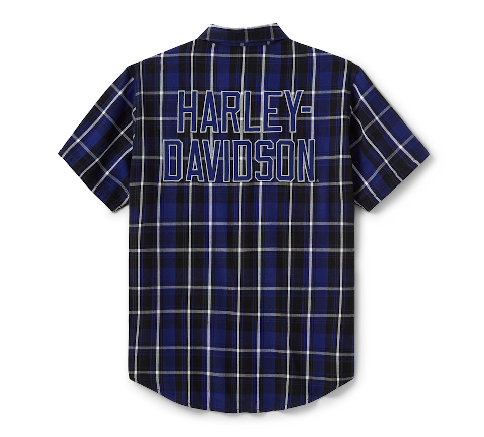 H-D® Essential Short Sleeve Plaid Shirt