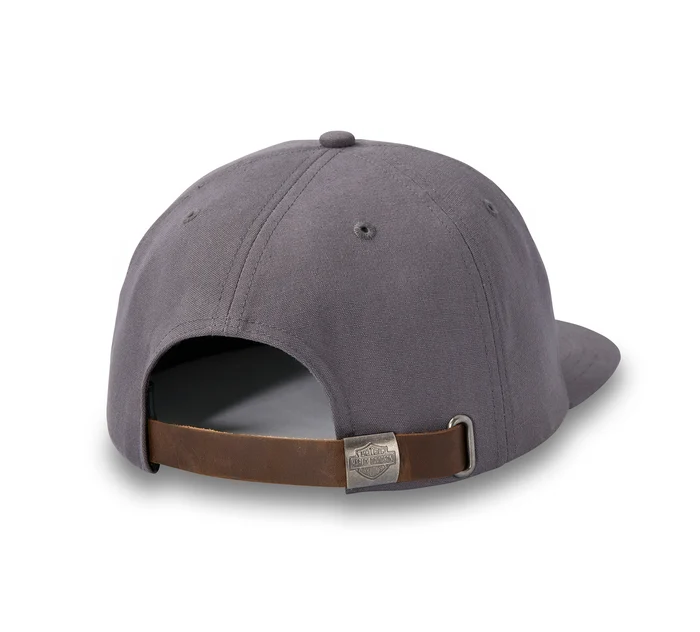 Cowboy 5-Panel Strapback Cap - Blackened Pearl