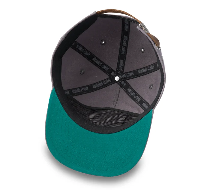 Cowboy 5-Panel Strapback Cap - Blackened Pearl