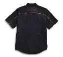 Men's Black Vented Performance Wille G Skull Shirt