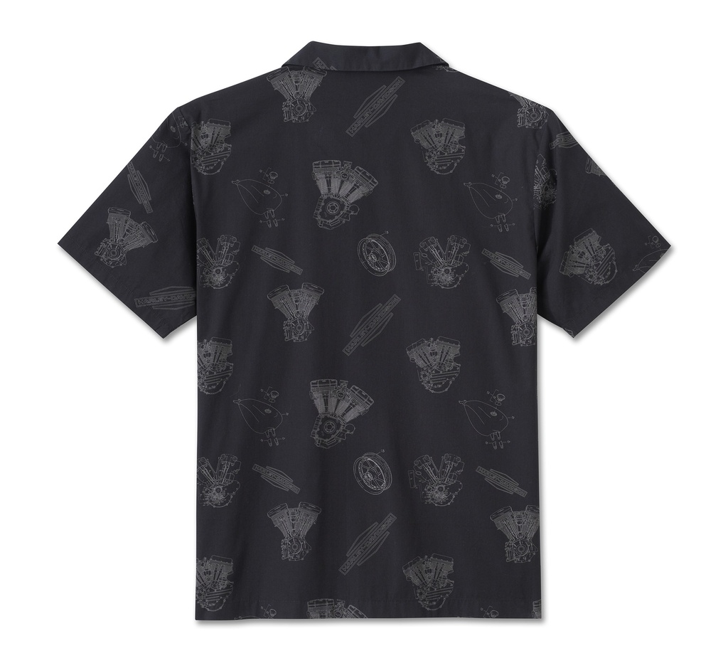 Men's Engine Aloha Short Sleeve Shirt