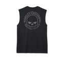 Men's Willie G Skull Muscle Tee - Black Beauty