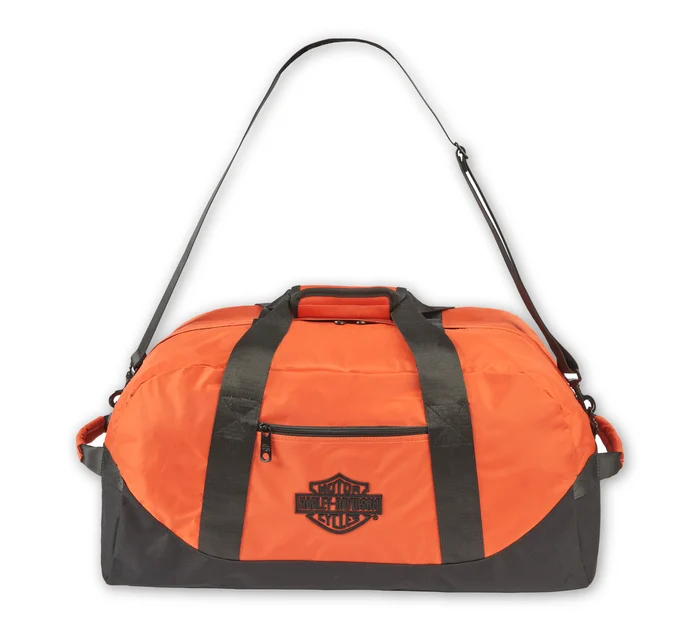 Rugged High-Density Nylon Bar & Shield Dura-Duffel - Orange