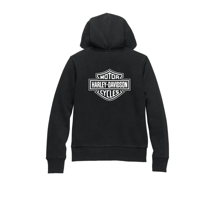 Women's Special Bar & Shield Zip Front Hoodie