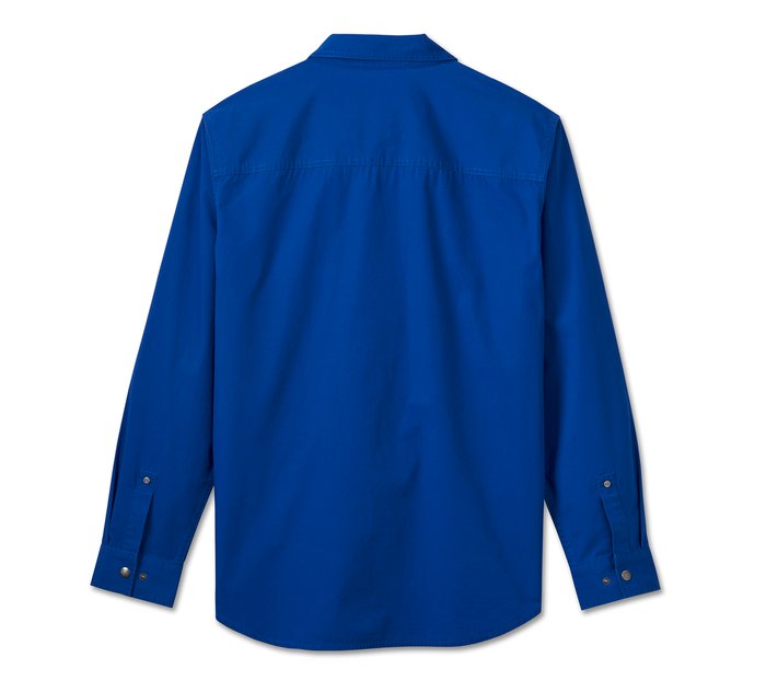 Men's Worker Long Sleeve Overshirt - Surf the Web