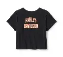 Essential Arched Font Babydoll Tee - Harley Black
