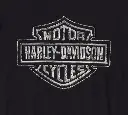 Essential Bling Crew Neck Tee - Harley Black