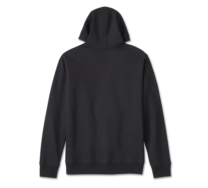 HOODIE-KNIT,BLACK