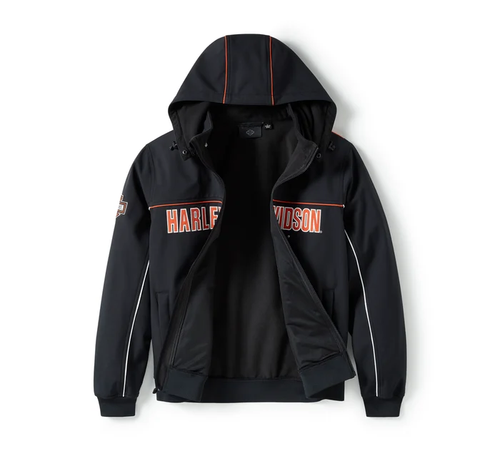 Idyll Windproof Soft Shell Jacket - Harley Black
