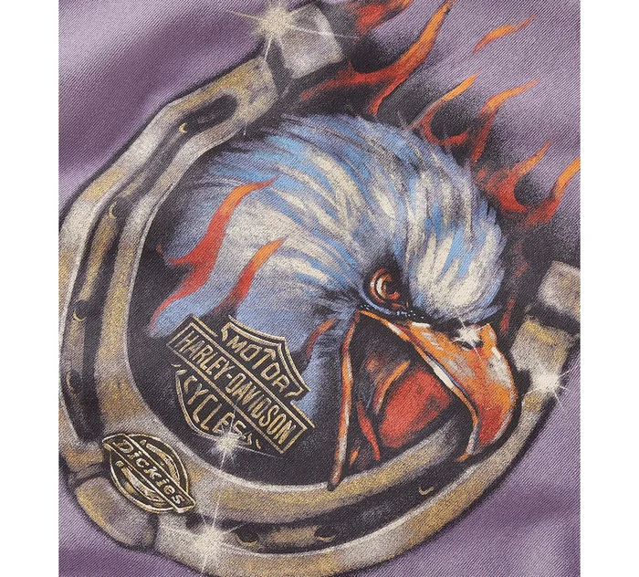 Dickies x H-D® Flaming Eagle Boxy Crop Tee