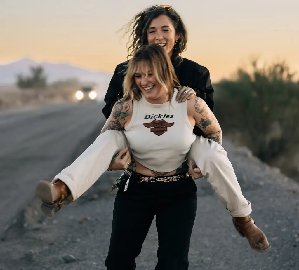 Dickies x H-D® Racerback Cropped Eagle Tank