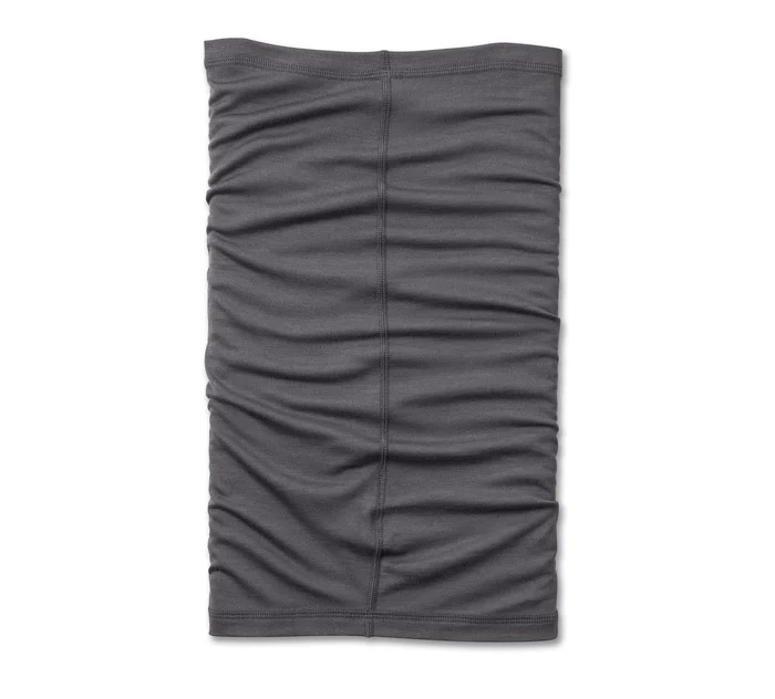 Bar & Shield Merino Neck Gaiter - Blackened Pearl