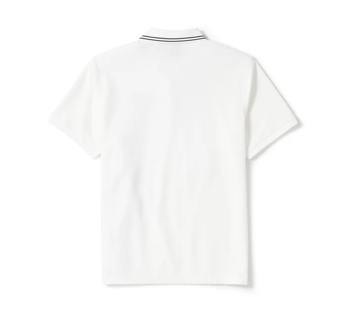 Bar & Shield Solid Pique Polo