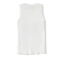 Women's Essential Arched Font Ribbed Tank - Cloud Dancer