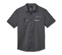 H-D TECH The End Line Short Sleeve Shirt - Blackened Pearl