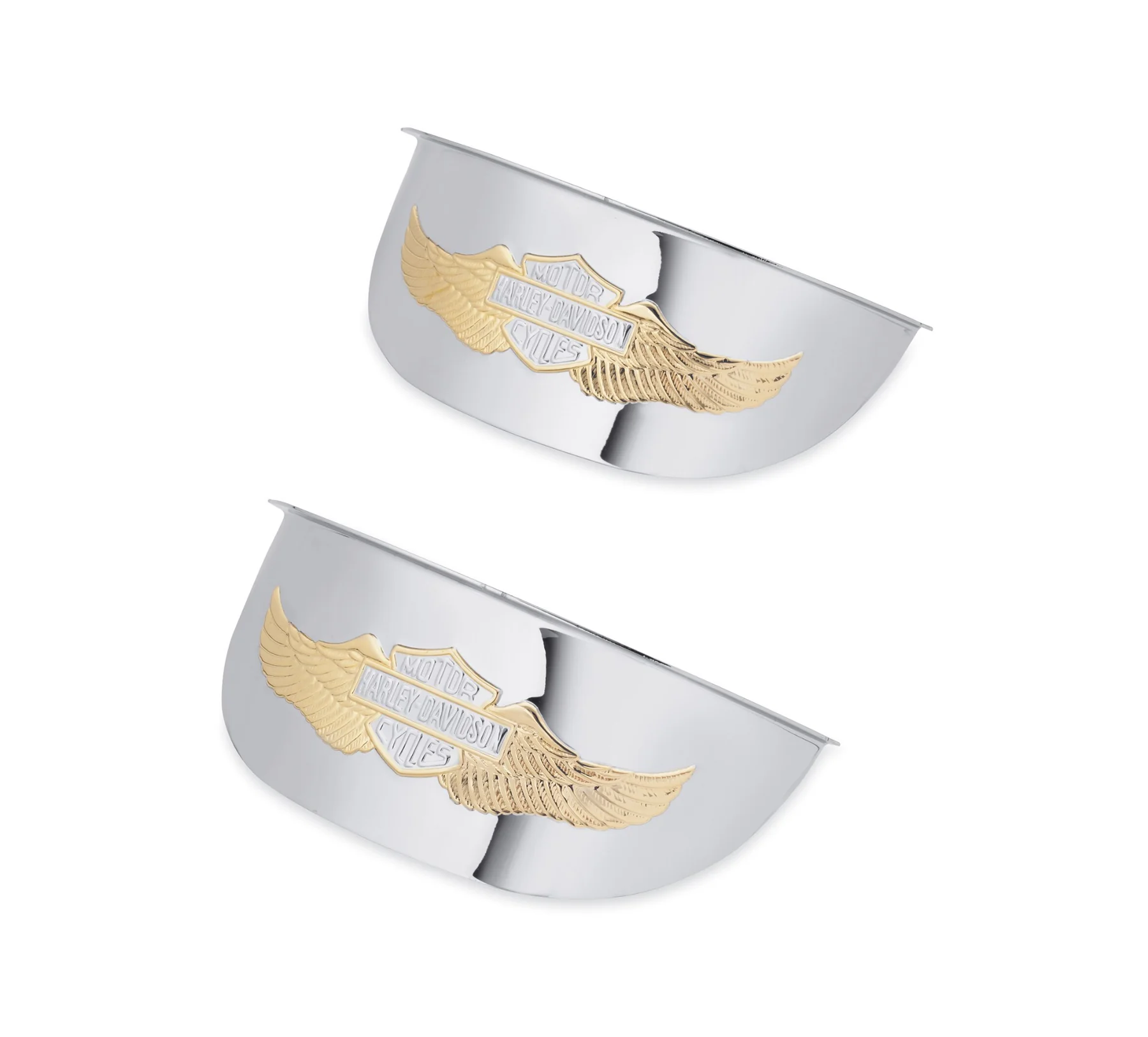 GOLD PASSING LAMP VISOR, PAIR