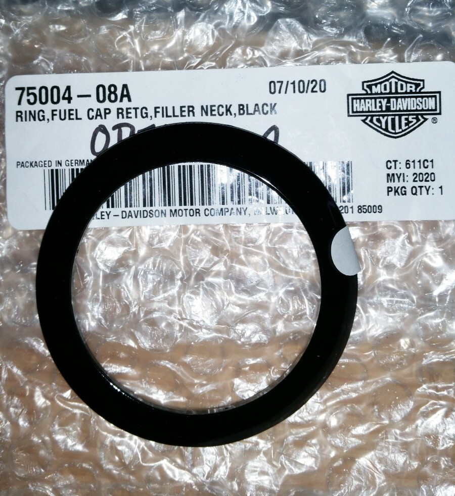 RING,FUEL CAP RETG,FILLER NECK,BLACK