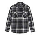 Men's Bar & Shield Flannel Shirt - Plaid - Harley Black & Blackened Pearl