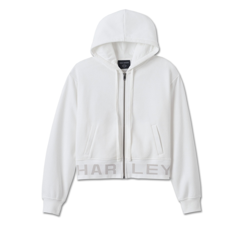 Women's Harley-Davidson Cropped Full Zip Hoodie