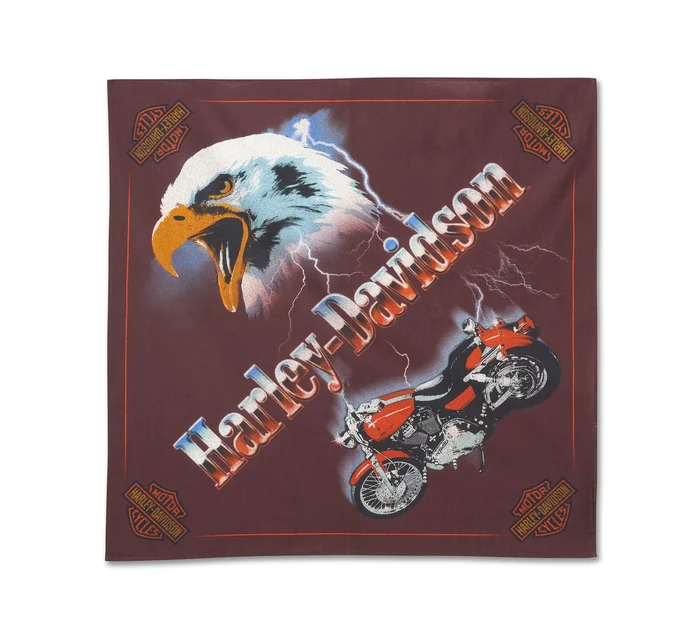 BANDANA-WOVEN,RED