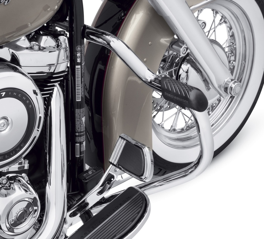 Mustache Engine Guard - Chrome