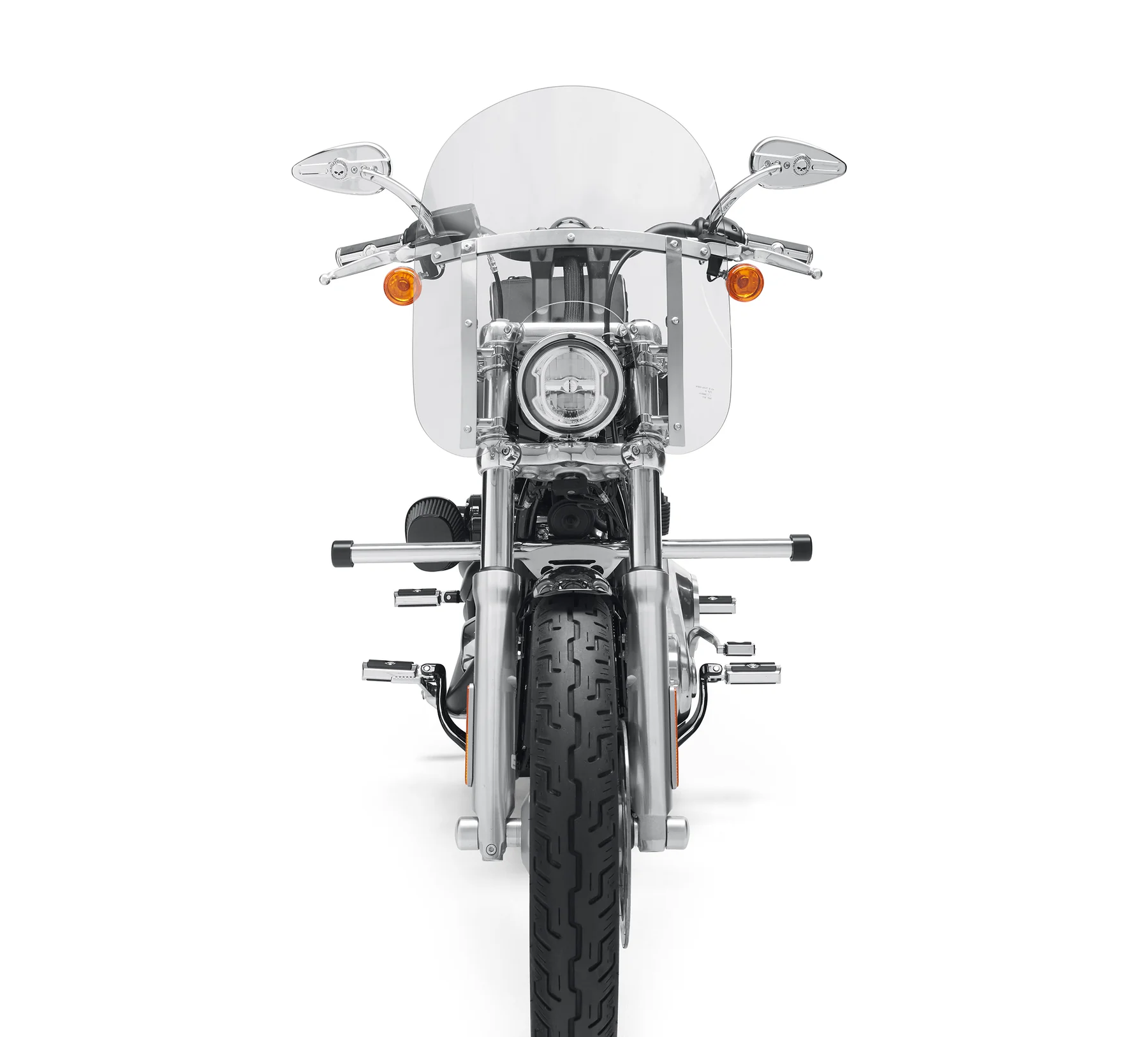 KIT,ENGN/FRM GD,FRONT,CHROME