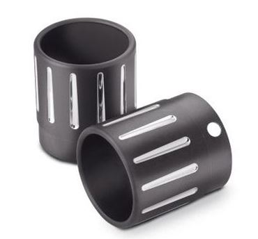 ENDCAP KIT, 3.50IN , MFL, BLK,W/CHR SLTS