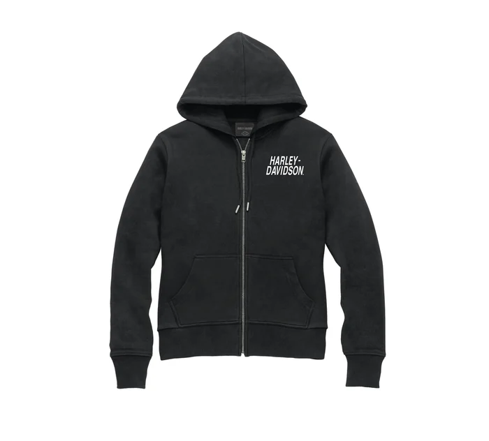 Women's Special Bar & Shield Zip Front Hoodie