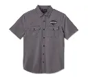 Men's Ashes Short Sleeve Shirt - Blackened Pearl